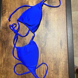 Shein Blue string bikini